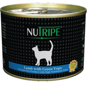 Nutripe Cat Lamb with Green Tripe 185g 1 carton (24 cans)